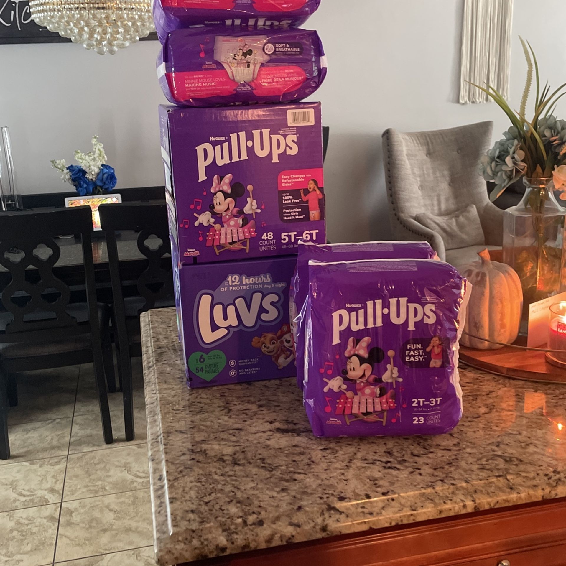 Huggies Pull UPS And Luvs Pampers
