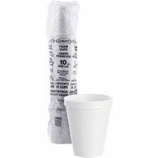 ☕ Dart 16 oz Foam Cups – 19 Packs (25 pcs each) – New