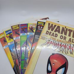 Marvel Comics The Amazing Spiderman #432 - 438 3 Major Key Issues 1st Ricochet Wanted Spider-man And Saving Daredevil