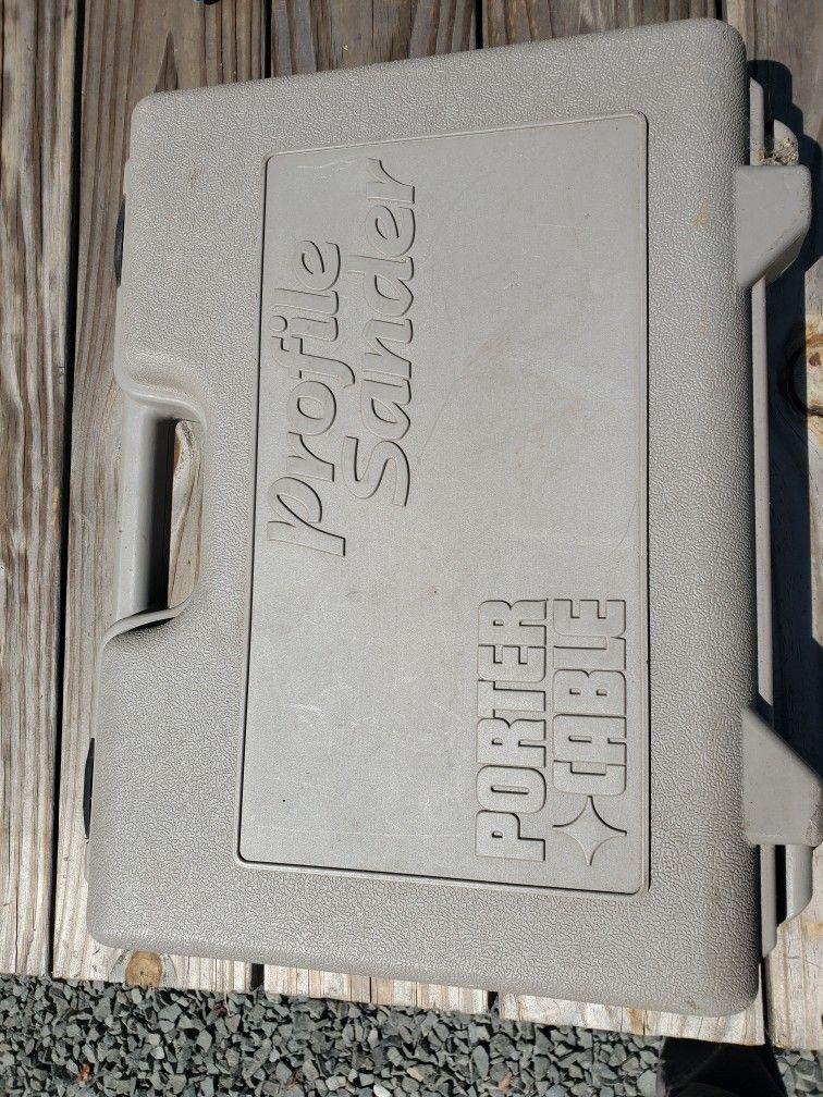 Porter-Cable Profile Sander Kit W/Case & Sanding Profiles-Rare, Complete