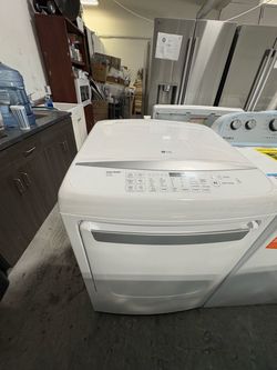 LG Gas Dryer White Front Load