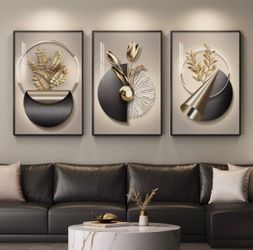 Framed Art 3 Piece Set