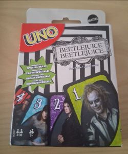 NEW UNO Beetlejuice Beetlejuice Card Game For Kids & Family Night