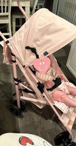 Pink stroller