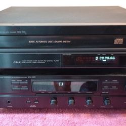 Denon Receiver And CD Changer