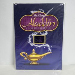Disney’s Aladdin 2004 Film Cell Collectible Senitype Jasmine Magic Carpet Ride.