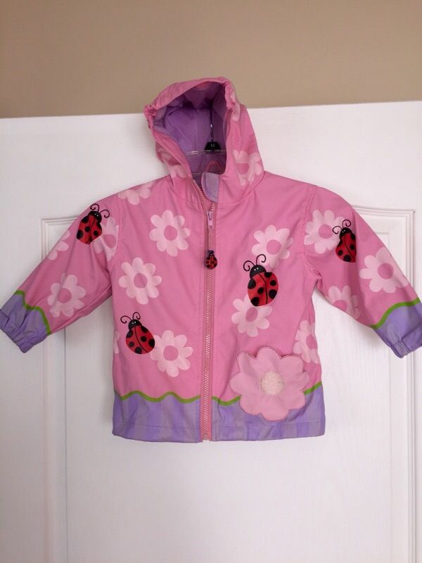 Stephen Joseph Ladybug Rain coat size 2T