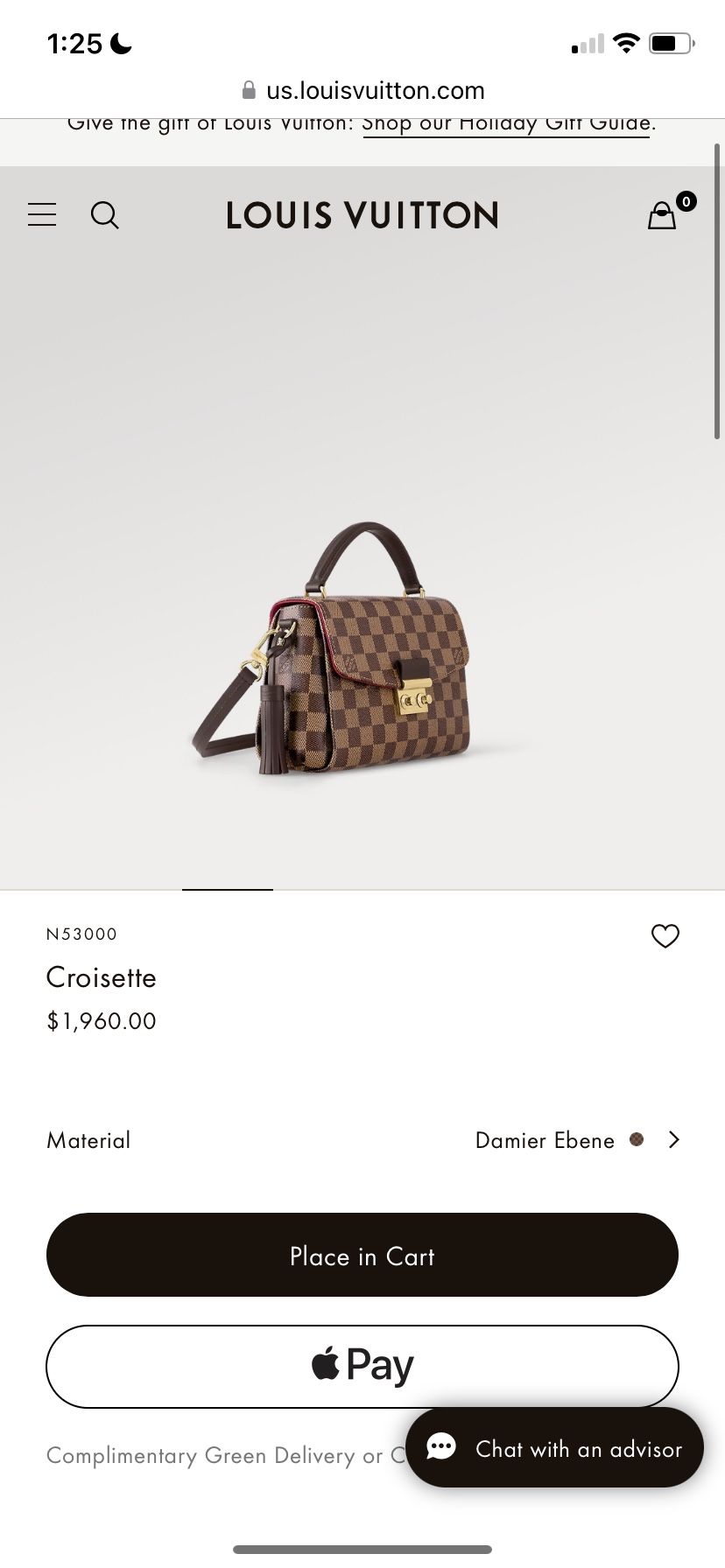 Louis Vuitton Croisette Bag