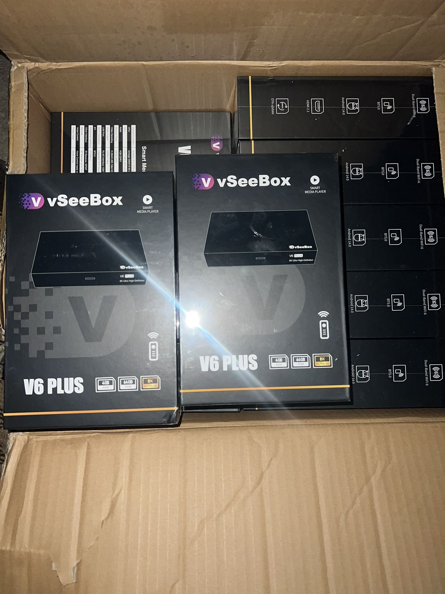 Newest Vsee 6 Plus Streaming Boxes!No Monthly Fees! Perfect Gift π