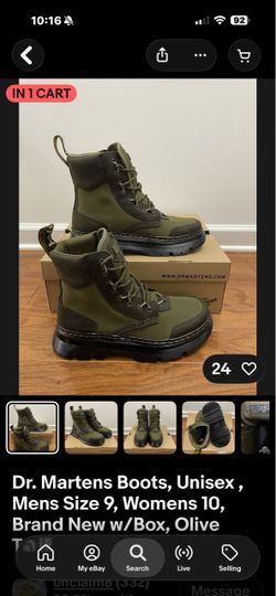 Dr.Martens boots size 9men/10women unisex 100$