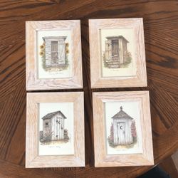 Wood Framed Outhouse Pictures (4)