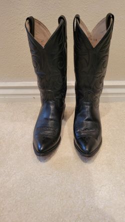 ACME Men's Black Western Cowboy Boots Style 16105 9D