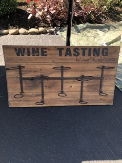 Rustic wine rack