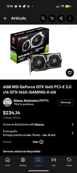 MSI 7 1660 super
