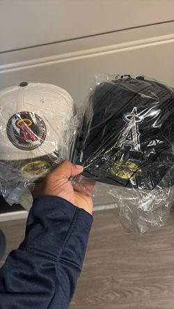 Angels fitteds. Sizes 71/2 for brown and 73/8 for black. Brand new never worn