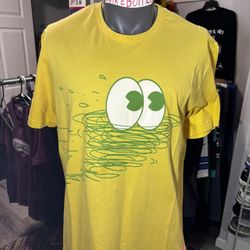 Nike X Misha “The Running Man” PAM Parra XL Yellow Tee RARE VINTAGE