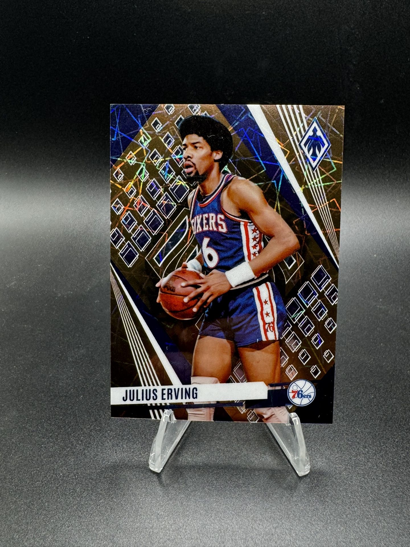 2023-24 Panini Phoenix - Julius Erving #244 Bronze Lazer /49