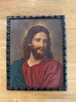 framed print of "Christ at Thirty-Three" (also known as Jesus at Age 33)