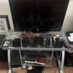 Glass TV Stand 