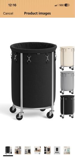 Clothes hamper with wheels