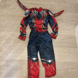 Iron Spider-man Costume Halloween 9-10 Size