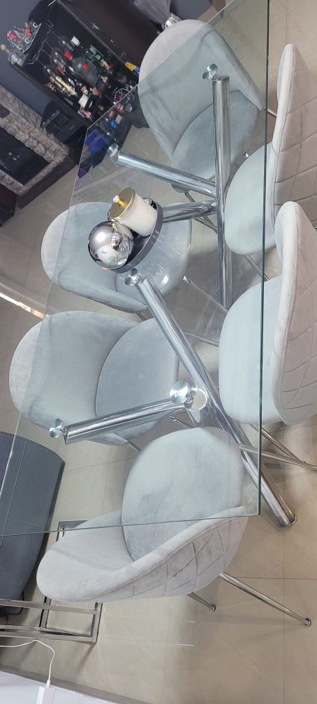 Juego De Comedor Con 6 Sillas