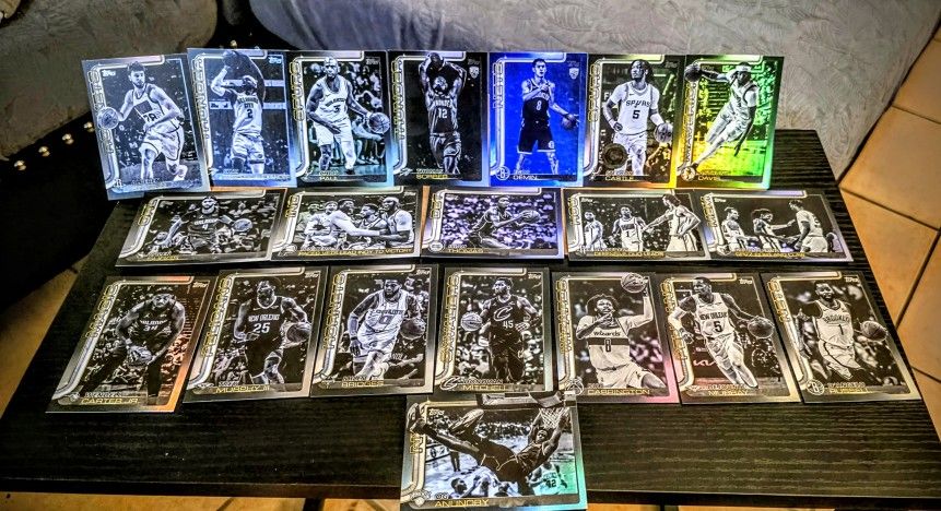 Topps 2025-2026 Blackout Target Black Friday Exclusive Cards 20 Cards