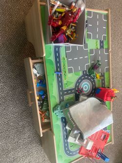 Car table with drawer