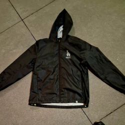 47 Forward Brand LA Dodgers Windbreaker Jacket Black XL