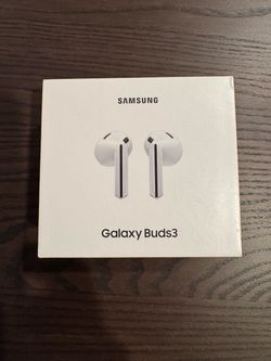 Samsung Galaxy Buds3 White (2024, ANC) Water Resistant, AI Real-TimeLanguage Interpreter, True Wireless Bluetooth 5.4 Earbuds, Hi-Fi Sound, Noise Canc