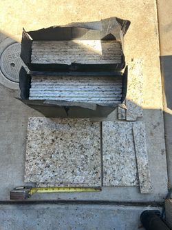 Granite Floor Tiles Lot (12x12”)door pick up in Lodi , ca.