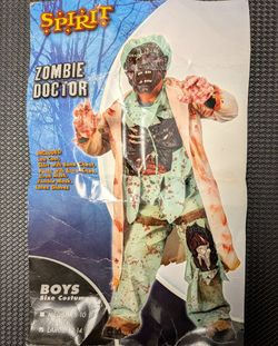 Spirit Halloween Zombie Doctor Costume (Boys Size Large 12-14)