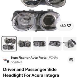 1(contact info removed) Acura Integra Halo Headlights