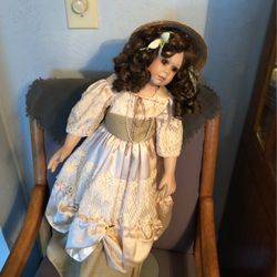 Porcelain Doll By Linda Murray