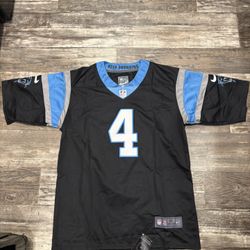 Tetaroia McMillan (sz Below) Black Black Carolina Panthers Football Jersey