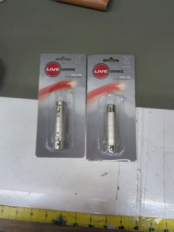 Livewire Essential XLR Male to M Coupler XAX Balanced Adapter Pair Lot of 2 NIP