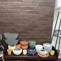 Various Plant Pots