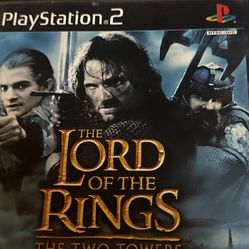 Playstation 2, The Lord Of The Rings, The Two Towers