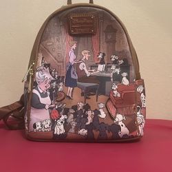 Brand New! Loungefly Disney 101 Dalmatians Backpack