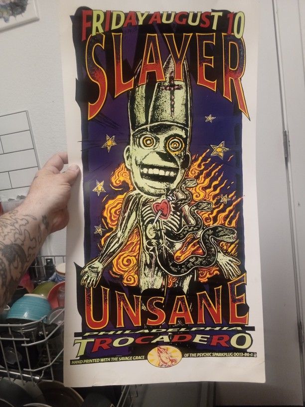 Slayer Poster Rare