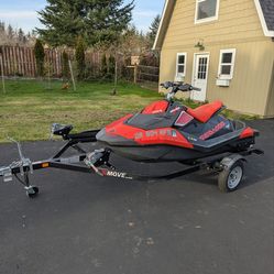 2016 seadoo spark and trailer