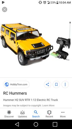 Remote control hummer