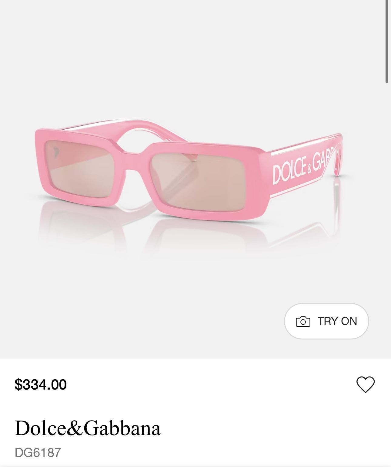 Dolce & Gabbana Pink Sunglasses
