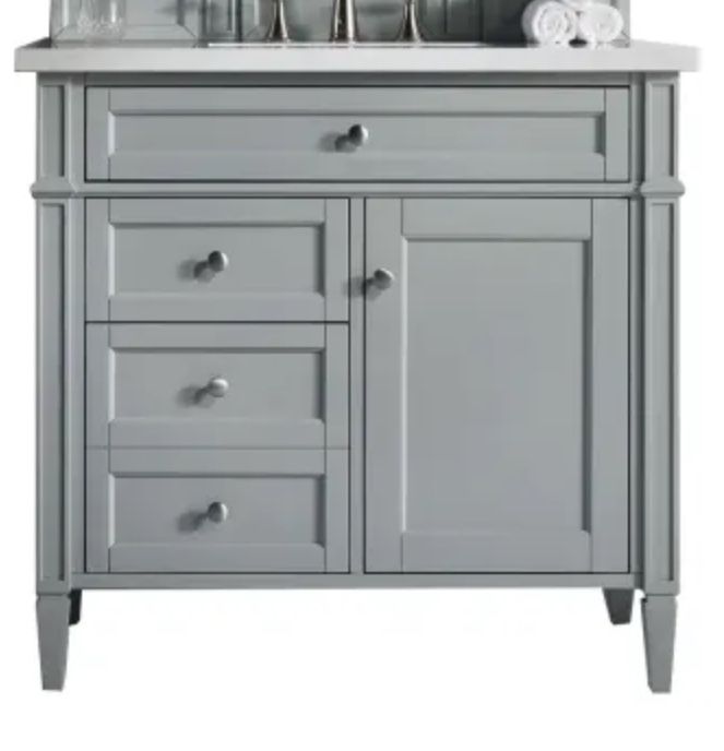 James Martin Vanities Brittany 36" Single Basin Poplar Wood Vanity