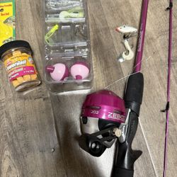 Kids Fishing Reel & rod set -Zebco 202