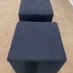 Restoration hardware Square Ottoman 