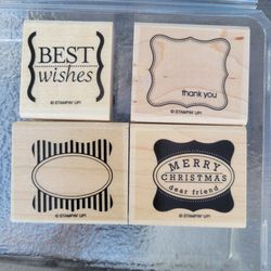Stampin Up Rubber Stamps Cute And Curly