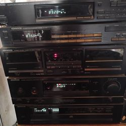 Kenwood 5 Piece Separate Unit Home Stereo System 
