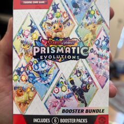 Prismatic Evolutions Pokémon Booster bundle
