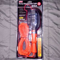 NEW heavy duty trouble work light with Bulb
